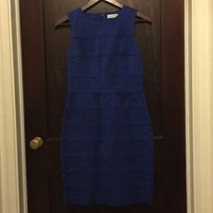 Royal blue Calvin Klein dress